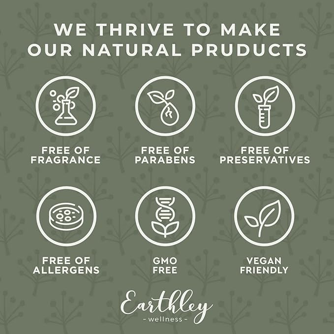 Earthley Wellness Laundry Detergent, Natural, Gentle & Effective for Sensitive Skin, Safe for Baby Clothes & Cloth Diapers, Biodegradable, Eco-Friendly, Plant-Based Cleaners (60 Loads, Unscented)
