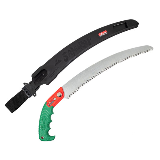Samurai Ichiban 13" (330mm) Curved Pruning Saw w/Scabbard - Image 1