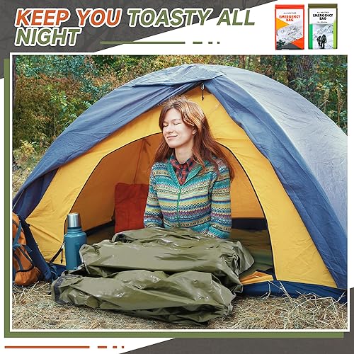 Preboun 20/50/70 Pcs Emergency Sleeping Bag Survival Bivy Sack - Image 7