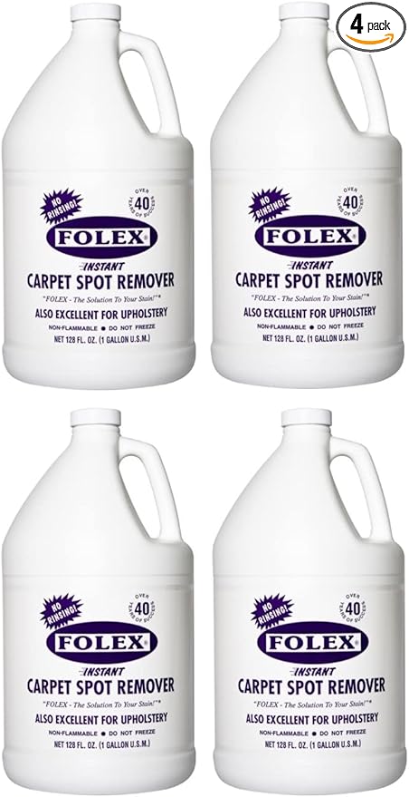 FOLEX Instant Carpet Spot Remover, 128oz, Pack of 4
