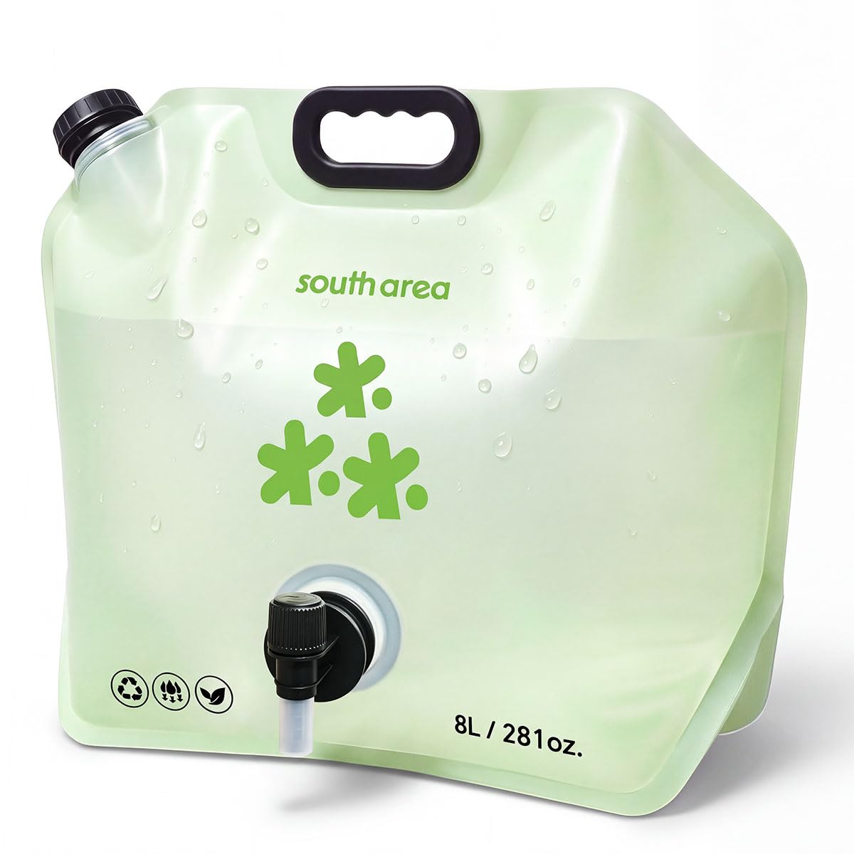 Camping Water Container, 2 Gallon Collapsible Water Jug - Image 1