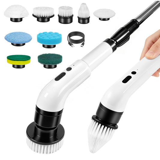 Electric Spin Scrubber, Cordless Shower Scrubber with 9 - Image 1