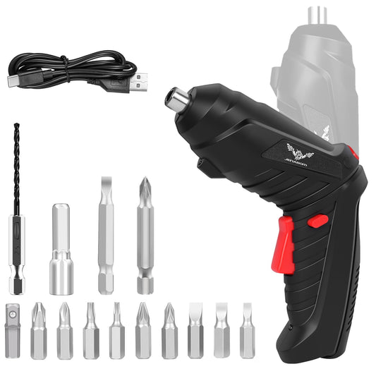 3.6V Cordless Electric Screwdriver Set, Mini Drill Set - Image 1