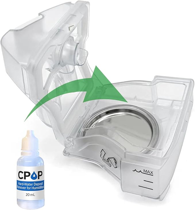 Cpap Cleaner Hard-Water Deposit Remover for Humidifier Chambers, Travel Size 20mL Bottles, CPOP Formula, Made in USA