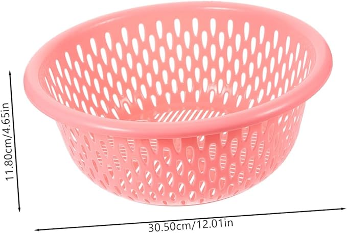 3-piece Sink Colander Strainer Basket Set Draining Basket for Food over Sink Colander Random Color