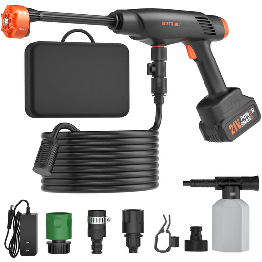 Cordless Pressure Washer Battery Powered; 1480 PSI Cordless Power - Image 1
