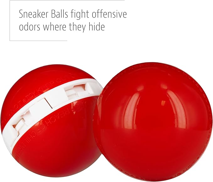Sneaker Balls Odor-Fighting Shoe Fresheners, Eliminates Unpleasant Smells, Perfect for Sneakers, Gym Bags, Gear Bags, Drawers, Lockers, and More!, Matrix, 2 Pack