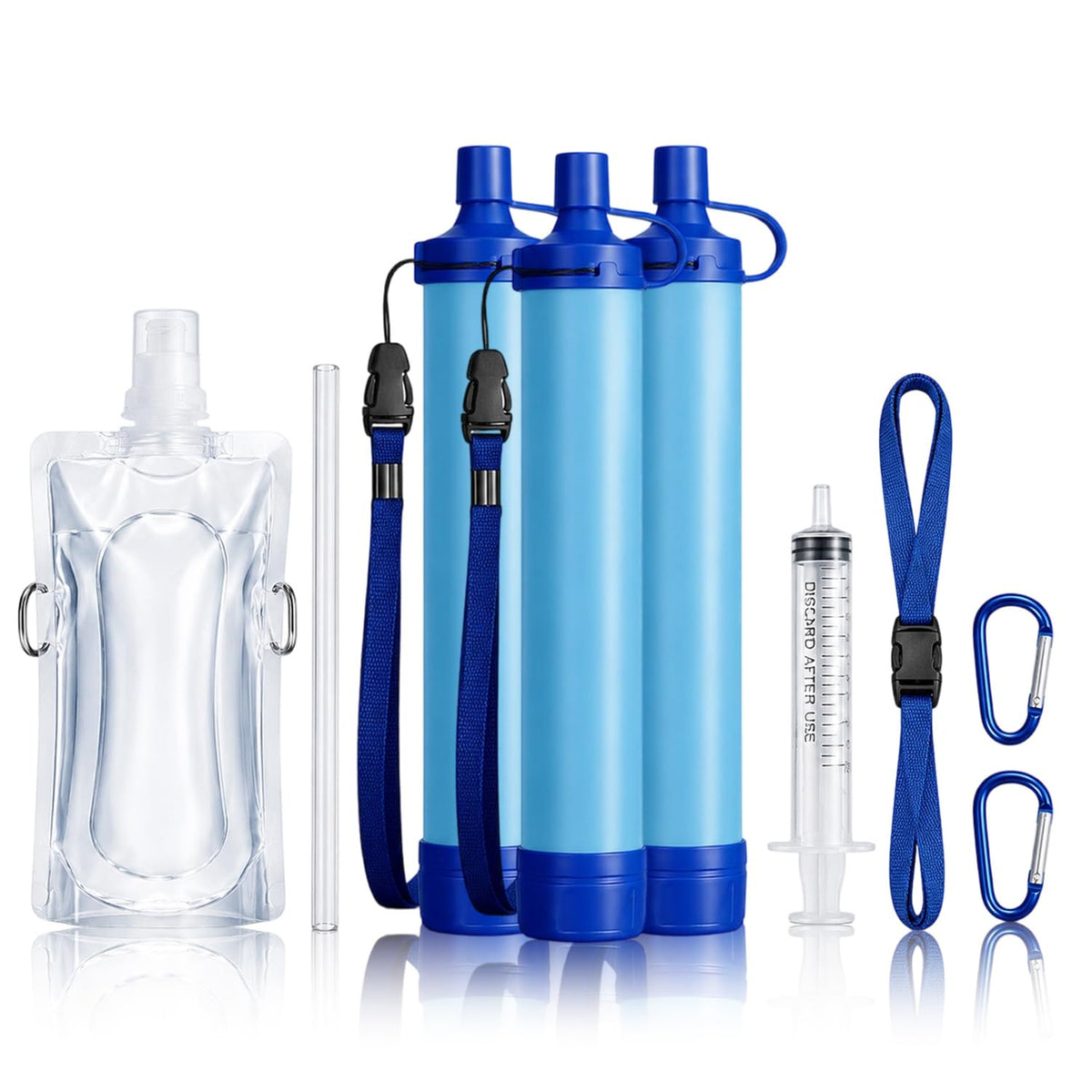 Water Filter, Lightweight Portable Water Filter Straw (3) - Image 1