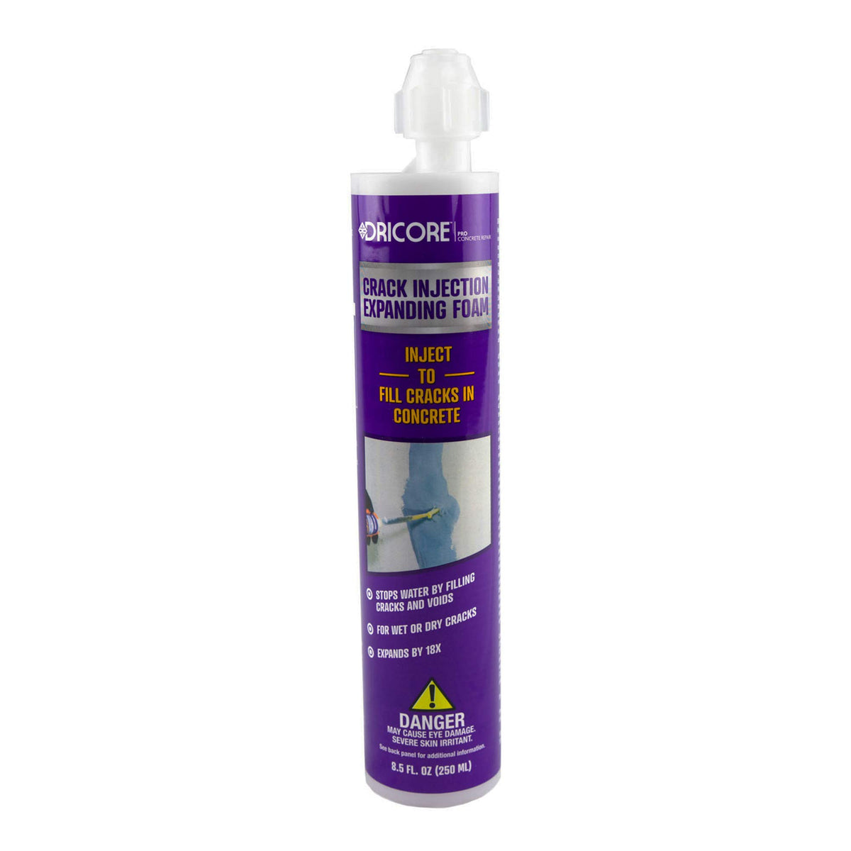 DRICORE PRO Concrete Repair Crack Injection Expanding Foam - Image 1