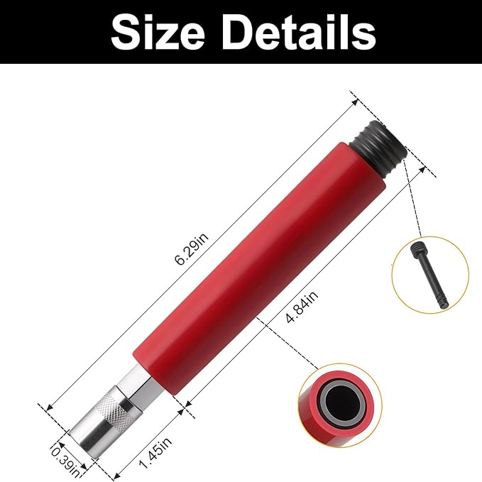 Grease Fitting Cleaning Tool – Grease Cleaner & Flush Kit – Remove Old Dried Grease from Fittings, Pins, Shafts, Bushings, and Joints
