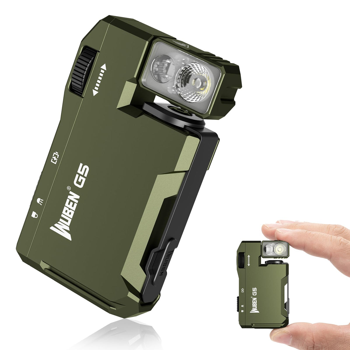 WUBEN G5 Rechargeable EDC Flashlight, Mini Flat Bright - Image 1