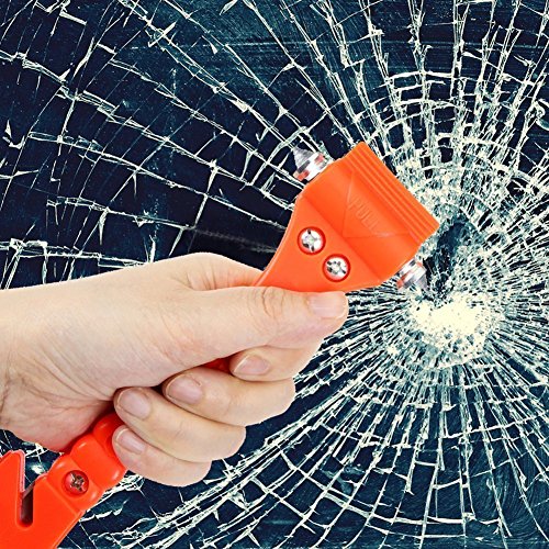 4 PCS Car Safety Hammer,with Car Window Glass Hammer | Hand Tools - Image 3