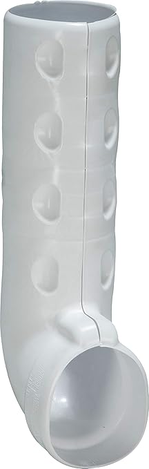 Truebro 82193 Lav Guard 2 100 Series Undersink Molded Vinyl Tubular P-Trap Piping Cover and 2 Angle Valve and Supply Covers (102 E-Z), China White
