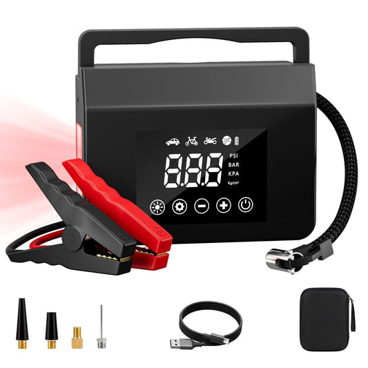 Tire Inflator Portable Air Compressor 150PSI Car Battery - Image 1