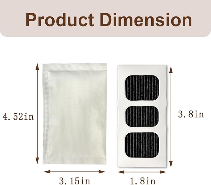 3 Packs PAULTRA2 Pure Air Filter & 6 Packs PK-1 (FRPAPKRF) Refrigerator Filter Compatible with Frigidaire Pure Air Ultra II
