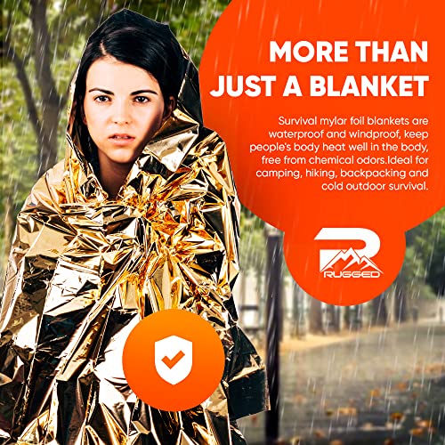 Survival Blankets - Waterproof & Windproof Emergency Cover - Image 4