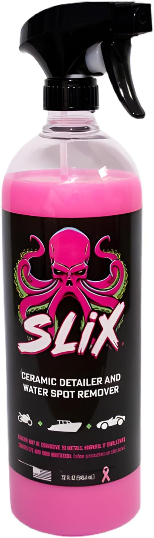 Car and Boat Ceramic Detailing Spray | Hard Water Spot Remover | Surface Cleaner | Car, Boat, Marine ATV/UTV and Motorcycle Wax | Professional Grade Detailer | 32 FL Oz