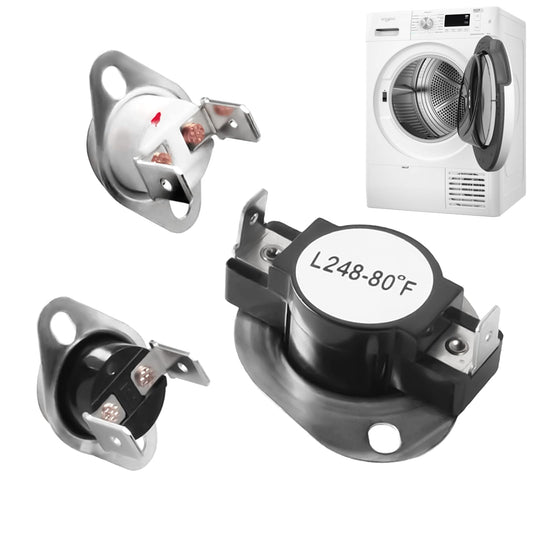 LA-1053 Dryer Thermal Fuse Kit with Thermostat 53-1182 & - Image 1
