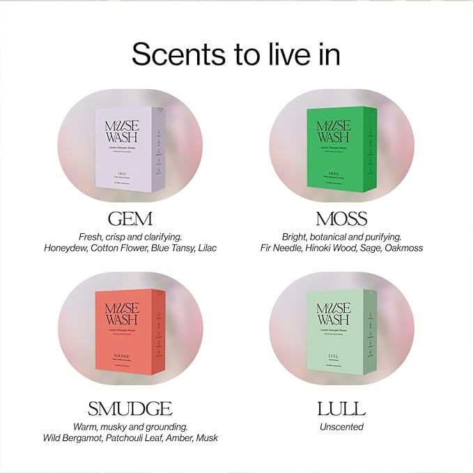Laundry Detergent Sheets | Enzyme-Powered, Vegan, Paraben-Free | Luxury Scents | Plastic-Free, Eco-Friendly, Travel-Friendly Packaging (100 Loads - 2 Boxes, MOSS)