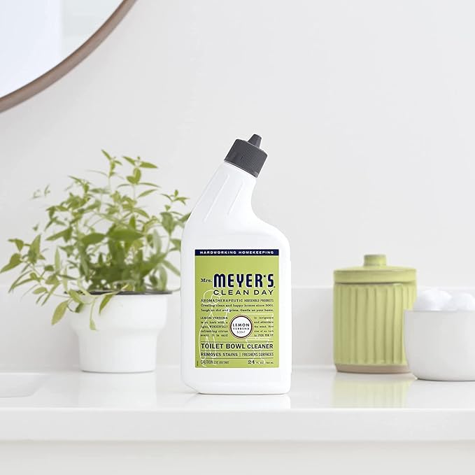 Mrs. MEYER'S Clean Day Lemon Verbena Toilet Bowl Cleaner 24 Fl Oz (Pack of 8)
