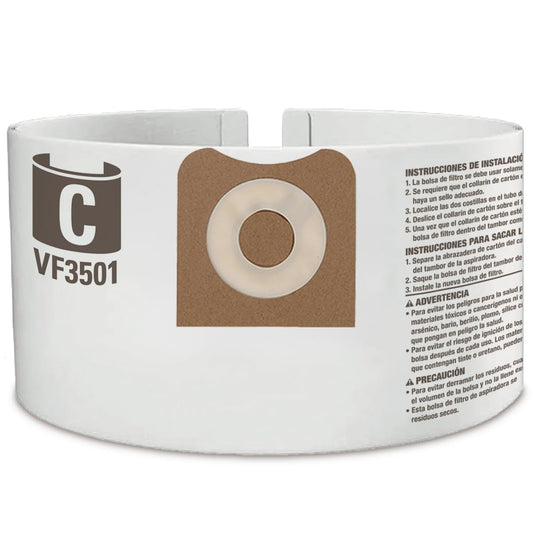 20 Pack VF3501 Repalcement Bags for Rigid 3-4.5 Gallon Wet/Dry - Image 1