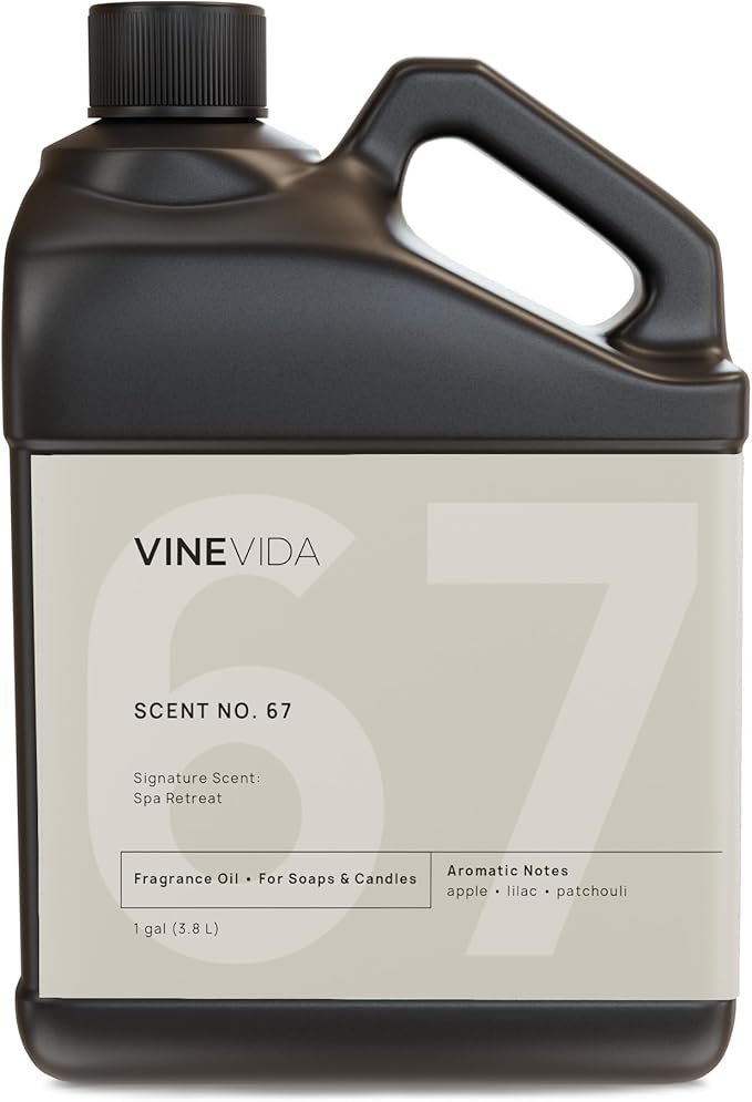 VINEVIDA [128oz] Spa Retreat Fragrance Oil for Candle Making Scents Soap Making, Perfume Oils, Soy Candles, Home Diffusers, Bath Scent Bomb Linen Spray, Lotions, Car Freshies, (Arts-FOBP-SPA-RET-GAL)