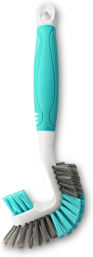 Fuller Brush Multi-Surface Brush – Dual Bristle Cleaning Brush for Garbage Disposal, Sink & Countertops – Non-Slip Rubber Grip (for Multi-Purpose)