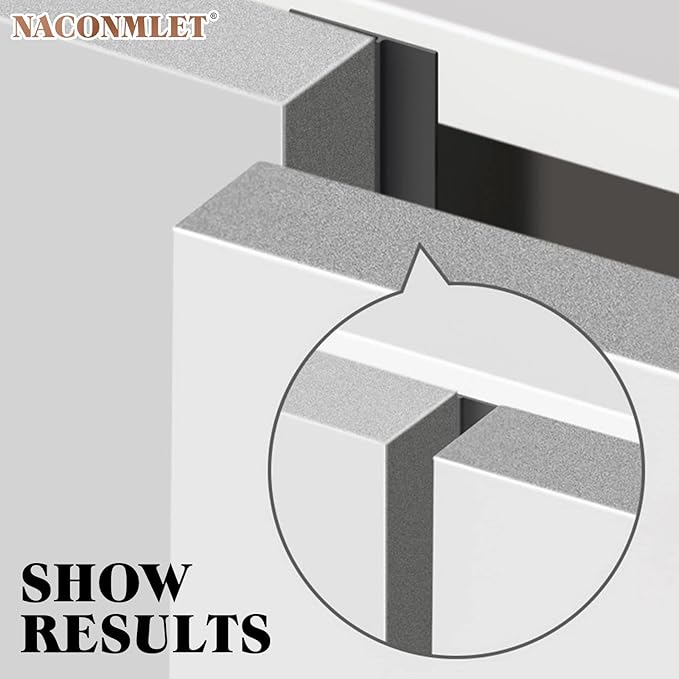 9.8 Ft*5 Pcs Cabinet Door Seal Strip Weather Stripping Gap Filler,Silicone Cabinet Door Dust Strips Suitable for Wardrobe and Cupboard,Rubber Seal Strip,Keep Cleaning Dry(Black