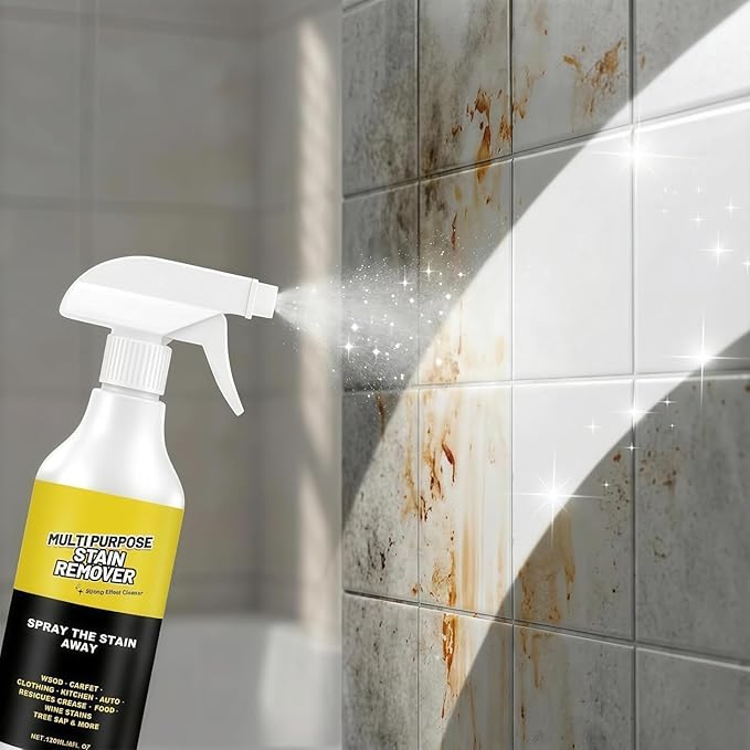 Stain Remover Spray, Fast Acting Deep Cleaning Spray for Kitchen,Bathroom,Toilet & Car, All Surface Cleaner Helps Remove Hard Water Stains,Rust,Yellowing & Stubborn Residues