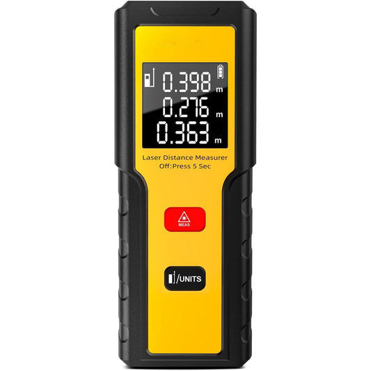 165ft Laser Distance Meters, Packet-Size Laser Measuring Tool - Image 1
