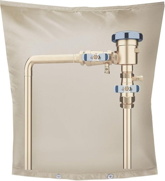Backflow Preventer Insulation Cover,Pipe Insulation,Outdoor Pipe Covers For Winter Freeze Protection,Outdoor Faucet Covers For Winter Freeze Protection,Insulated Pipe Covers For Outside (30w*26h)