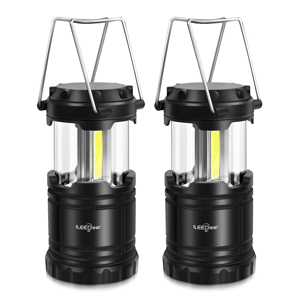 LED Camping Lantern, Battery Operated, 2 Pack - Image 1