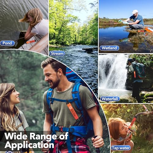 Straw Water Filter 5 Pack - Outdoor Camping & Hiking - Image 5