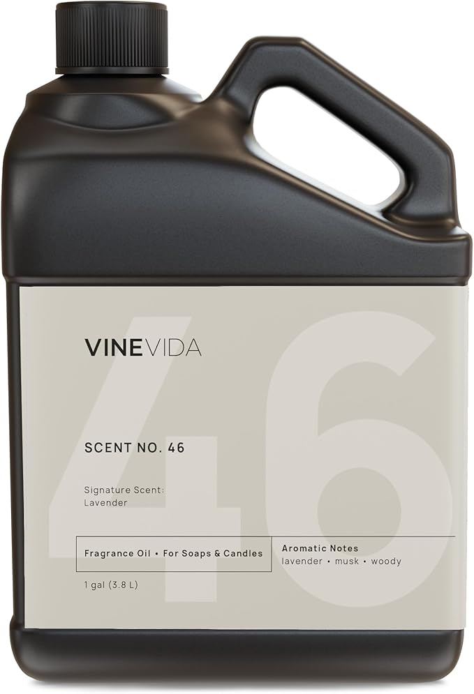 VINEVIDA [128oz] Lavender Fragrance Oil for Candle Making and Soap Making - Premium Candle Scents for Soy Candles