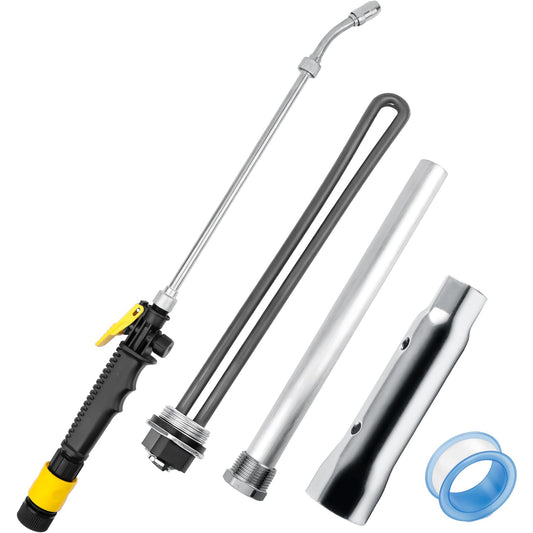 RV Water Heater Element, Anod Rod & Flush Wand Kit | Hand Tools - Image 1
