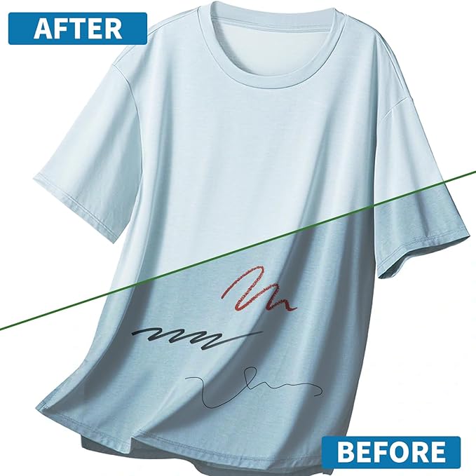 Laundry Stain Remover, Professional for Removing Marker, pencil and Ballpoint Pen Stains From Clothes, 50ml 3 Bottles