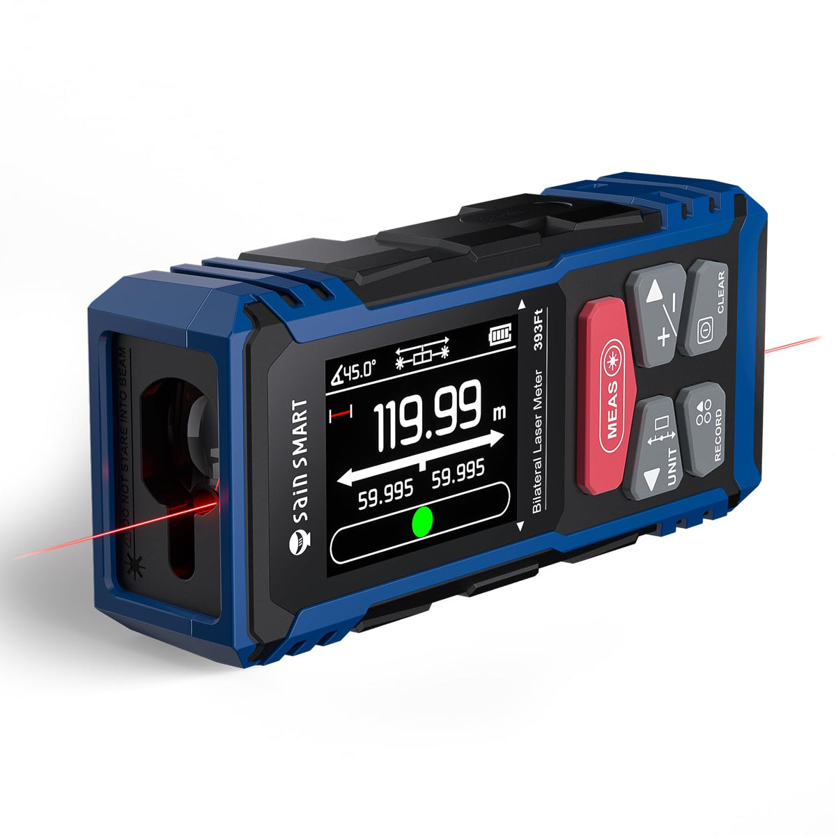 SainSmart Dual Laser Measuring Tool, 393Ft Red Bilateral - Image 1