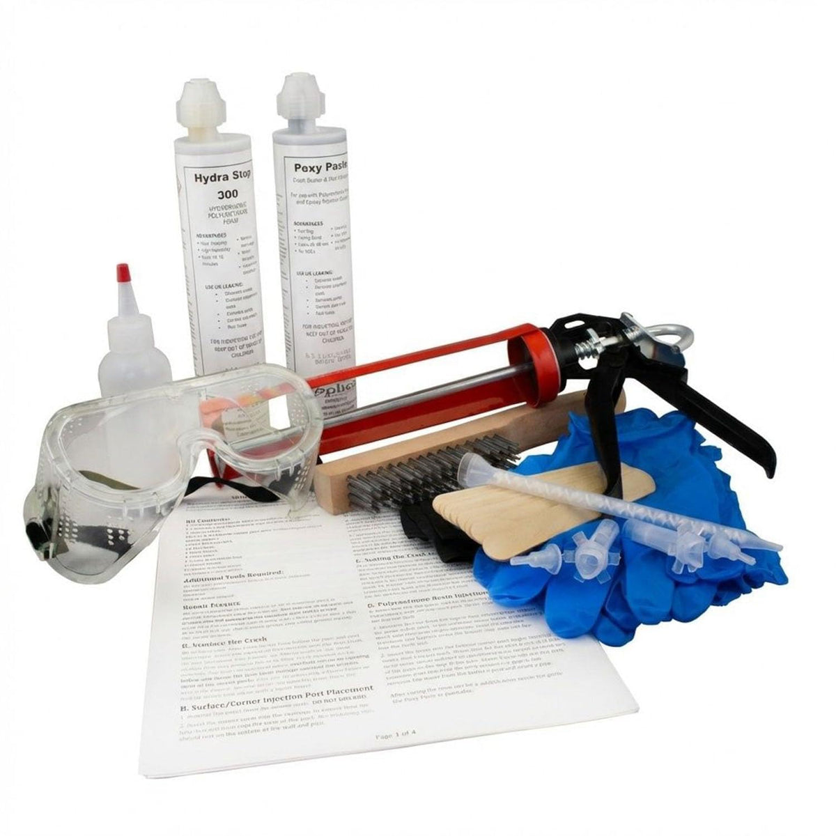 Pipe Penetration Leak Repair Foam Kit, Gaps Up to 1in - Image 1