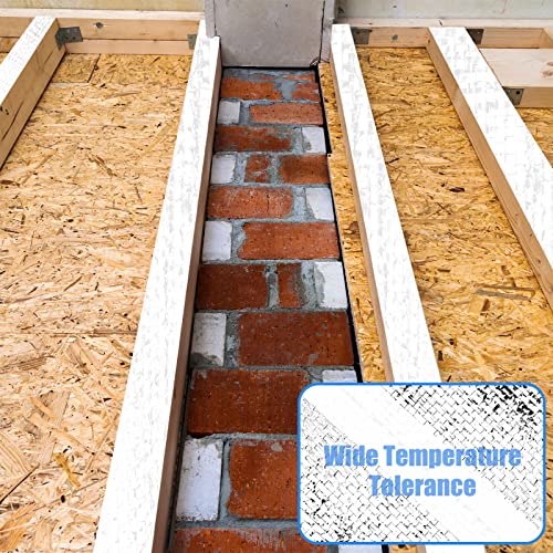 Jutom Vapor Barrier Tape 3. 78 Inch x 180' Roll, White | Home Repair - Image 6