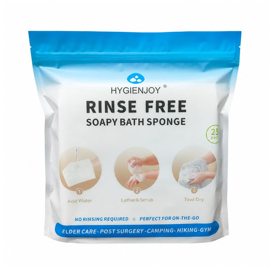 HYGIENJOY-21% Larger,No Rinse Bathing Wipes | Bathroom Essentials - Image 1