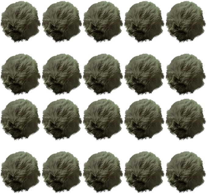 Craft Pom Pom Balls,Large Pink Poms Costume Accessory, Pom pom Balls for Arts and DIY Creative Crafts Decorations,Green,3 Inches,20 Pieces.