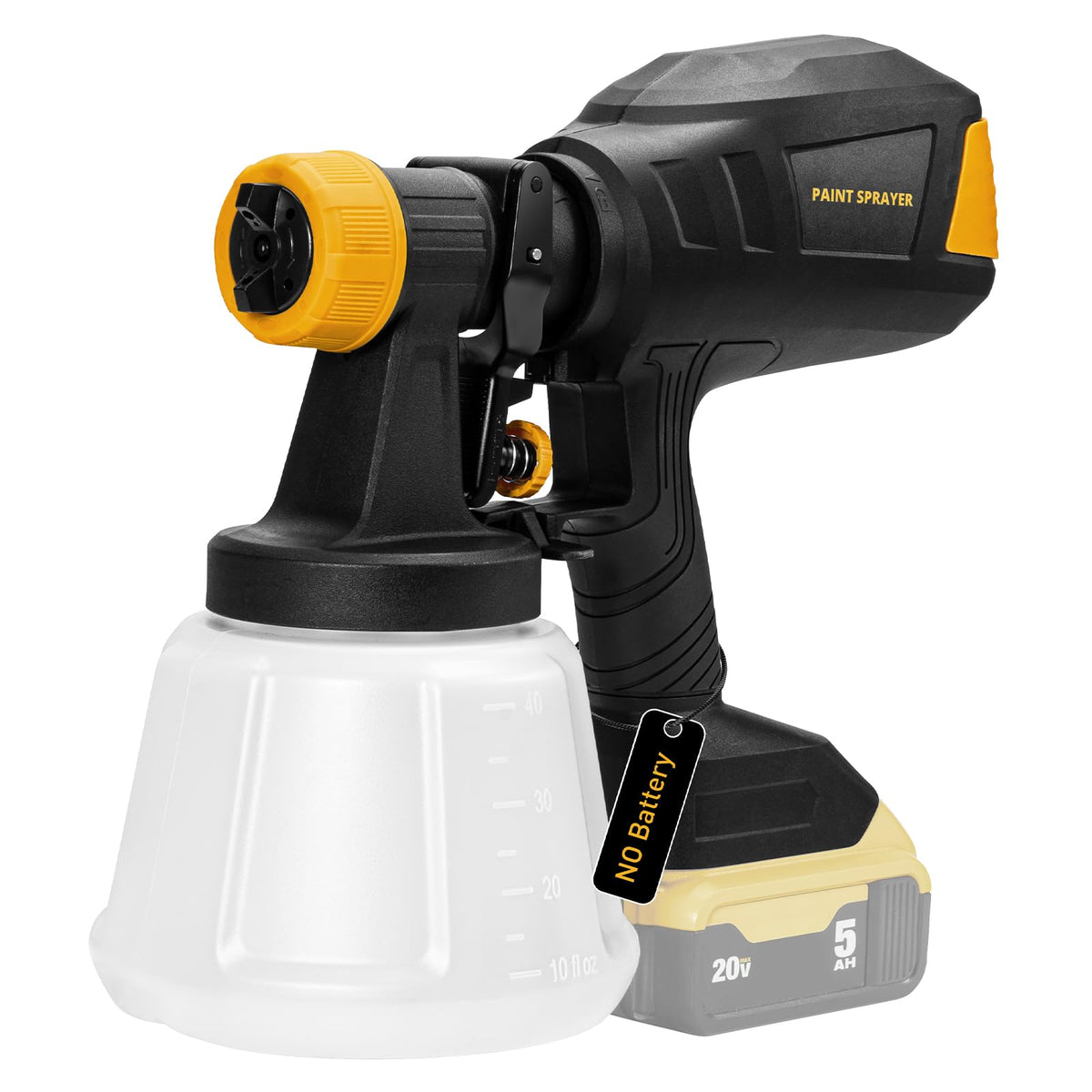 Cordless Paint Sprayer Compatible with DeWalt 20V | Home Repair - Image 1