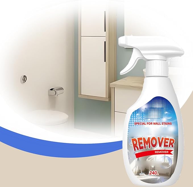 Highly Effective Removal Spray,Multi-Functional Cleaner,Wall Foaming Cleaning Sprayer For Painted Wall,Multi-Surface Cleaning Solution For Tile, Grout, Concrete, Fabric,Bathrooms, Kitchens (1pcs)