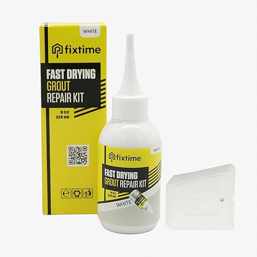 Grout Repair Kit, White Grout Filler Tube, 8oz