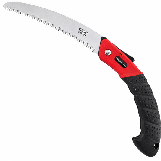 TABOR TOOLS TTS25A Folding Saw with 8 Inch Curved Blade - Image 1
