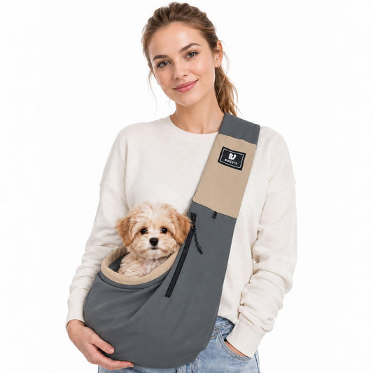 Dog Carrier Sling for Small Dogs & Cats, Puppy Sling Bag - Image 1