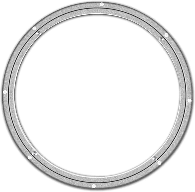 18 Inchs Lazy Susan Aluminum Bearing Metal Rotating Turntable Bearings Swivel Plate Hardware for Dining-Table and Workbench …