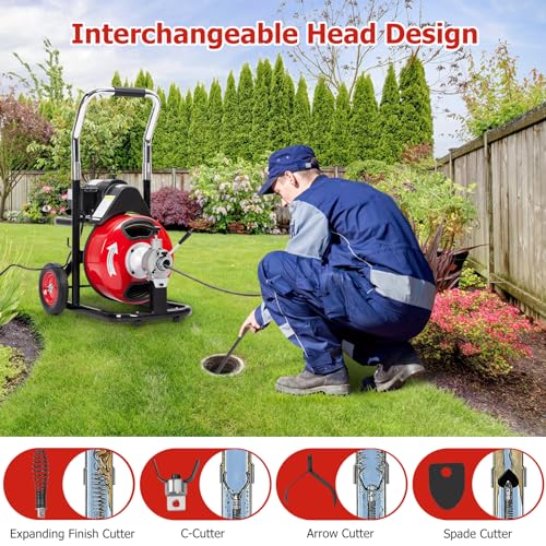Drain Cleaning Machine Electric Sewer Auger Cleaner - Image 7