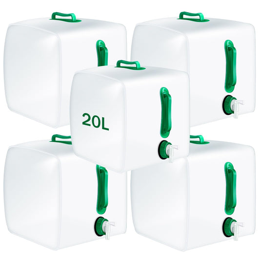 Reallnaive 5 Pcs 5.3 Gallon Collapsible Water Container - Image 1