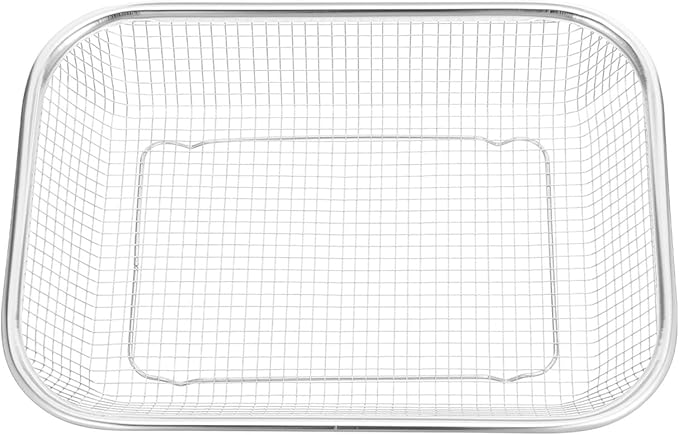 Stainless Steel Drain Basket 11.61X8.46X2.36In Multi-Purpose Kitchen Colander for Washing Draining Fruits Vegetables and Food Storage